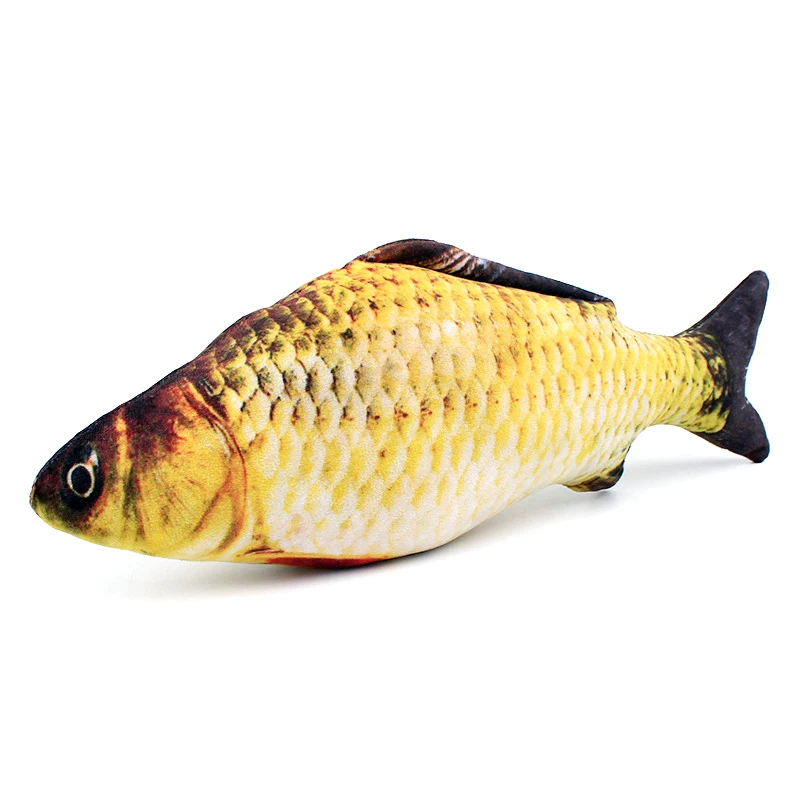 Трава игрушечные карпы обыкновенный карась игрушки кошка искусственная рыба