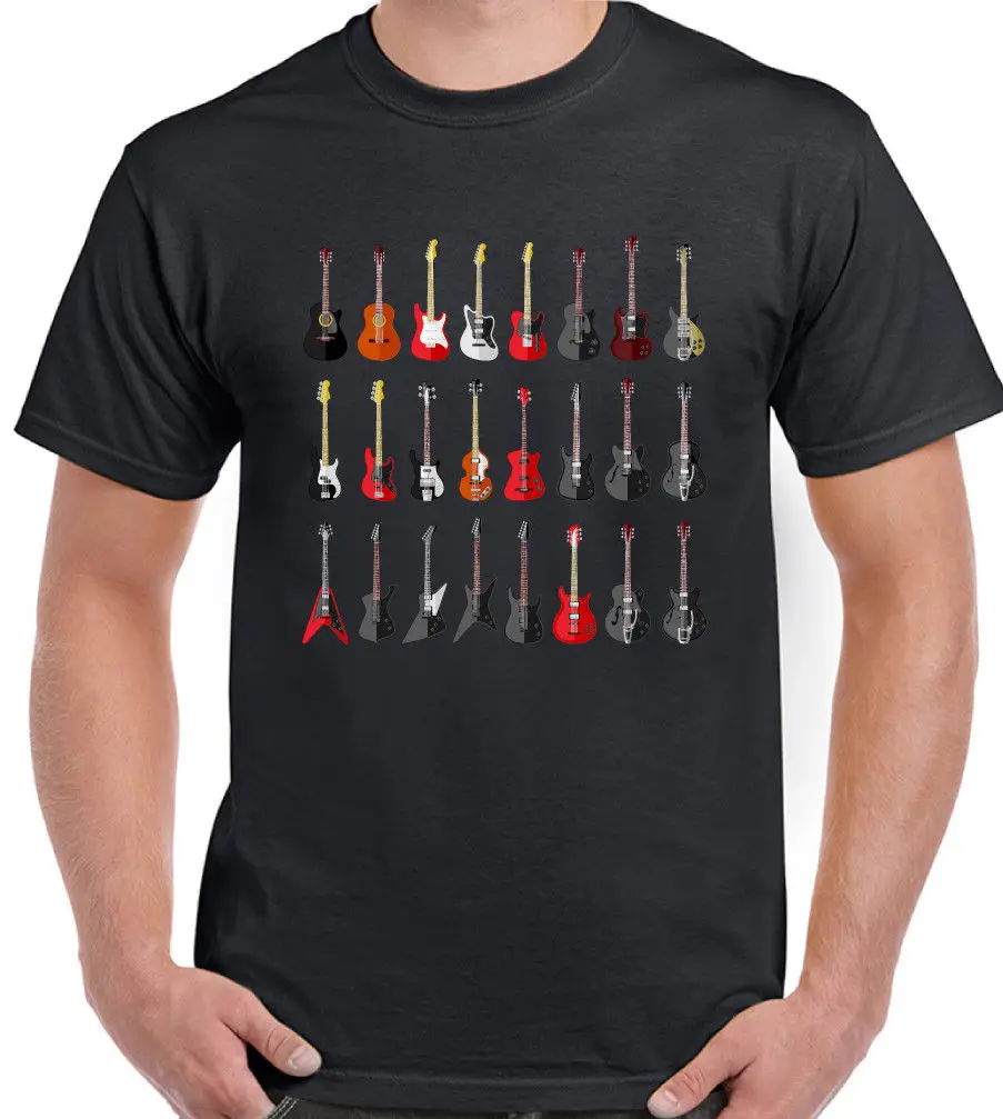 CHITARRA COLLEZIONE UOMO MUSICA футболка chitarra basso fascia плеер EROE|Мужские футболки| |