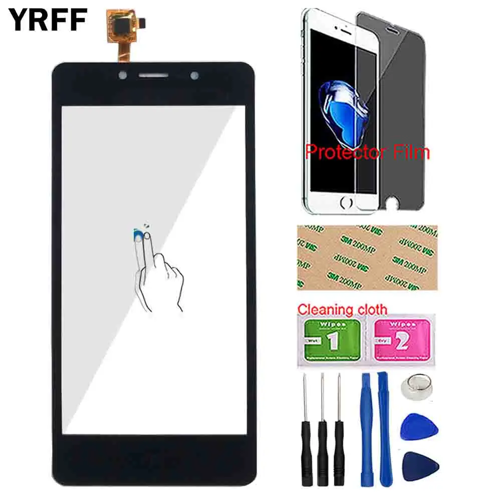 Сенсорное Стекло для телефона Leagoo power 2, сенсорная панель дигитайзера, переднее стекло, сенсорные инструменты, защитная пленка, салфетки