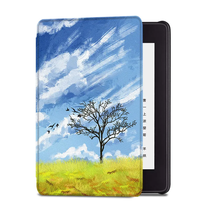 Golden autumn Умный чехол-Обложка BOZHUORUI для Amazon New Kindle Paperwhite 4 eReader(10 поколение выпущено) Магнитный Ультратонкий чехол - Цвет: Golden autumn