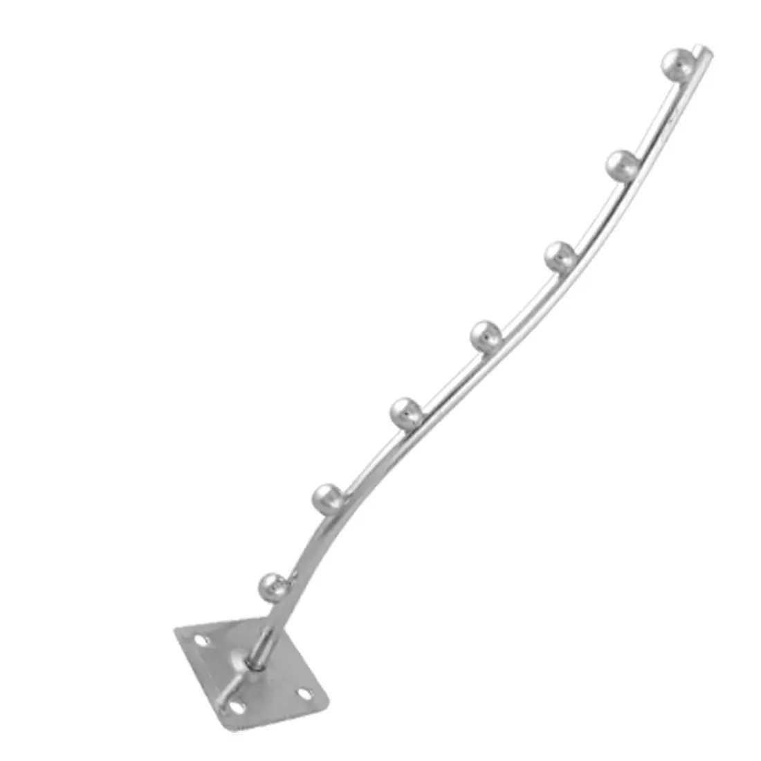 Wall Mount Waved Waterfall Hanger Rack 7 Beads Garment Display Hooks | Обустройство дома