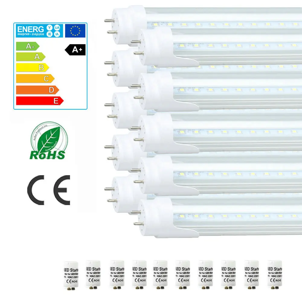 10X Maidodo T8 G13 60 150 см 2 5 футов 9 Вт 13 18 24 810 2160LM светодиодный s SMD 6000 6500 к светодиодные