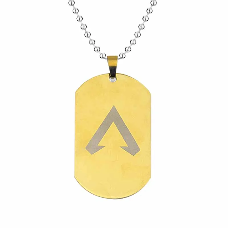 Популярные игровые бирки для собак Apex ожерелье с кулоном 4 цвета модные из