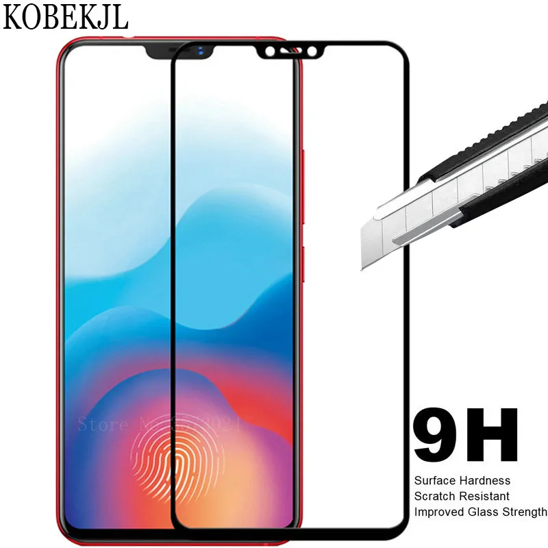 Закаленное стекло для Vivo V9 Защитная пленка экрана полное покрытие V 9 1723 Y85