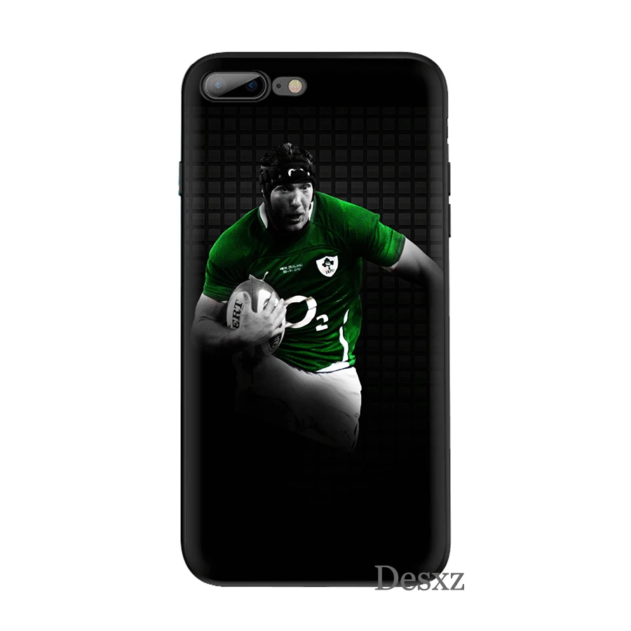 B6 Мобильный чехол для телефона для iPhone 11 Pro XR X XS Max iPhone 6 6S 7 8 Plus 5 5S SE чехол для регби мяч спортивная сумка корпус - Цвет: B6