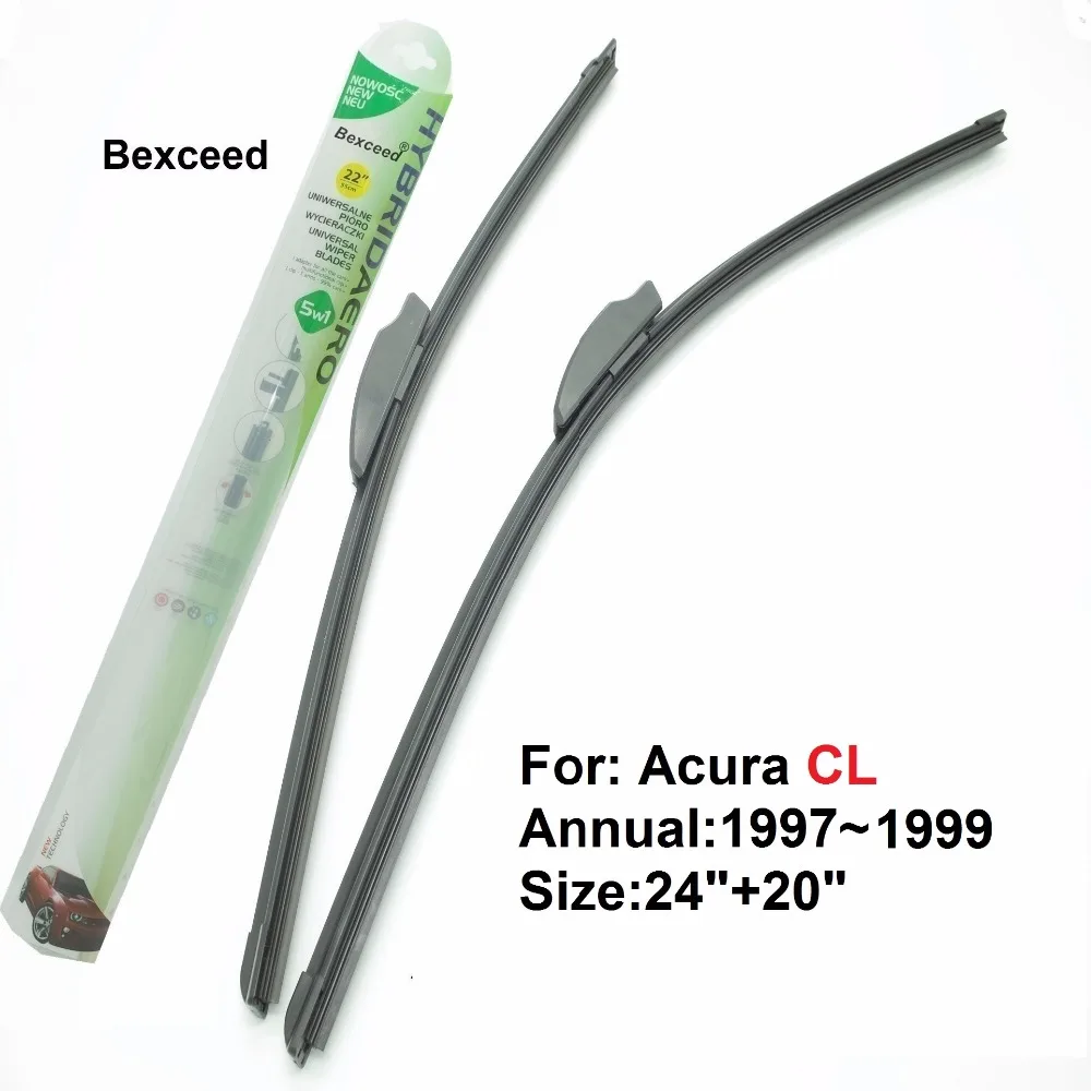 Превышает стандартное лезвие для Acura CL. 1 пара (24 + 20 дюймов) 1997 ~ 1999 | Автомобили и