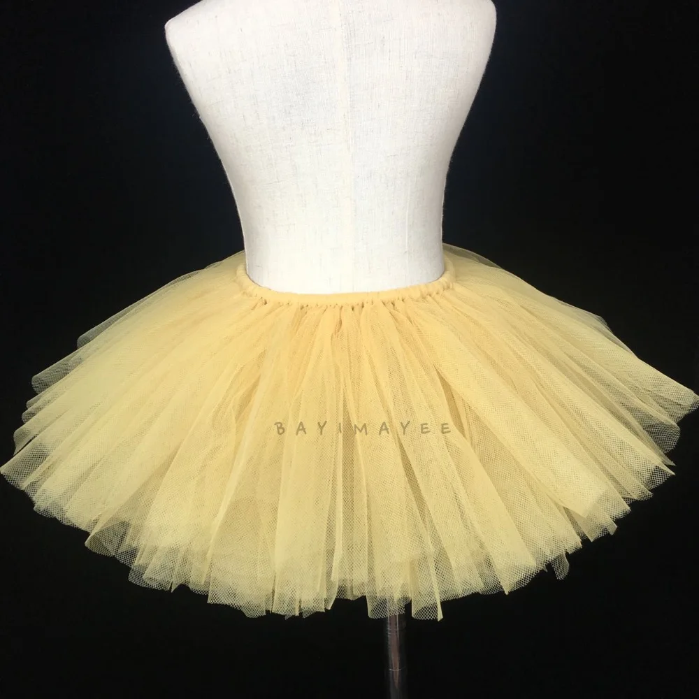 Милая бежевая юбка пачка для девочек дня рождения с черным бантом детская