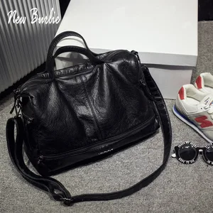 Вместительные сумки для женщин 2020, сумка-тоут через плечо из моющегося полиуретана, мотоциклетные сумки-мессенджеры, повседневные сумки с верхними ручками, Sac a main