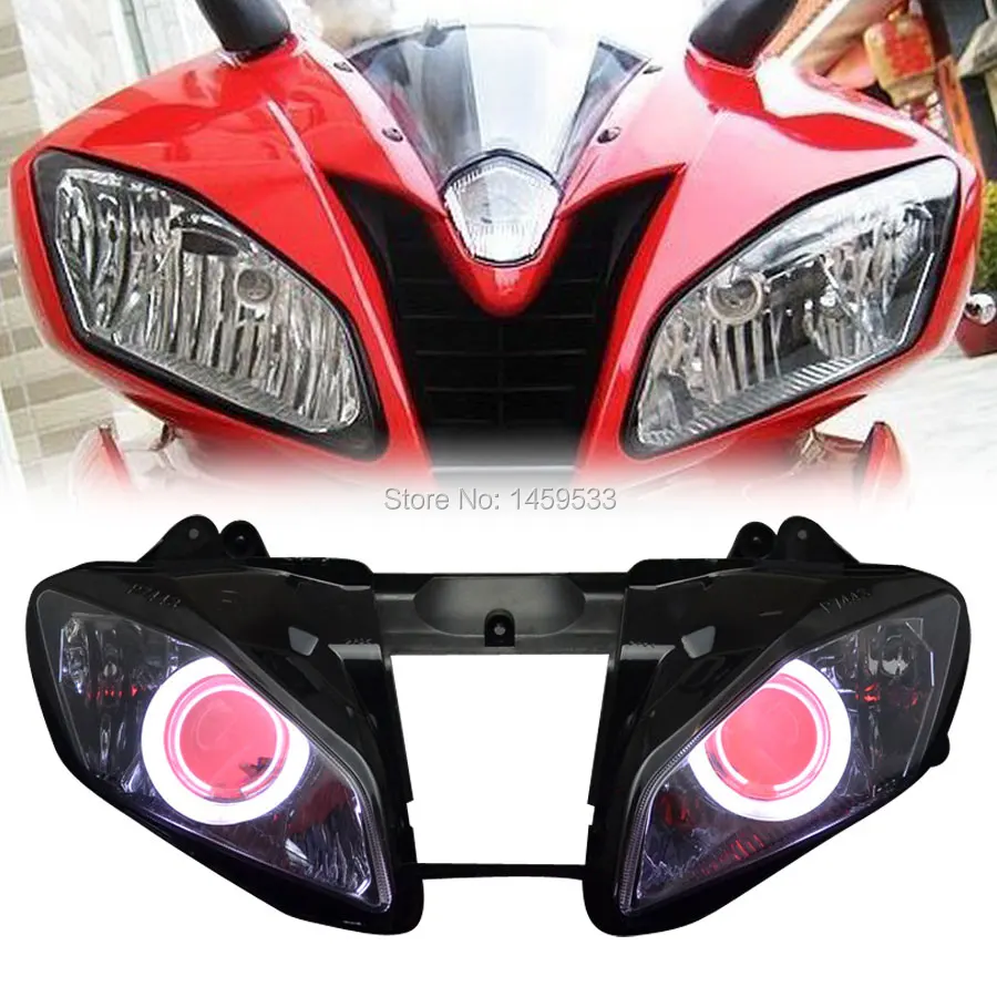 Мотоциклетная фара для Yamaha YZF R6 Angel Demon Eye HID в сборе 2006 2007| |