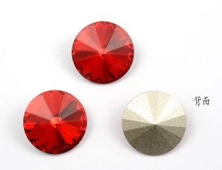 227 Lt Siam Висячие серьги с кристаллами Swarovski,, с круглыми камнями, для женщин, элегантные, вечерние, свадебные ювелирные изделия, распродажа - Окраска металла: 227 Lt Siam