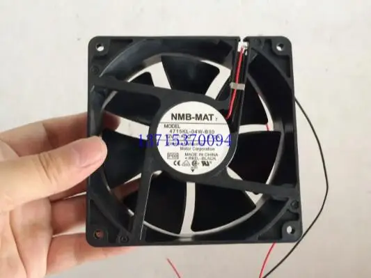 Новый двухпроводный двухшариковый вентилятор NMB 12 см 4715KL-04W-B30 12 В 0.72A 12038