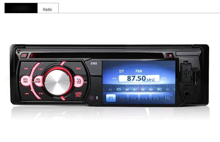 1Din 3,3 ''HD цифровой дисплей, автомобильный mp5 плеер, стерео fm-передатчик, автомобильный Радио, воспроизводимый DVD/VCD/CD/CD-R/CD-RW/MP3/RMVB/AVI/DAT
