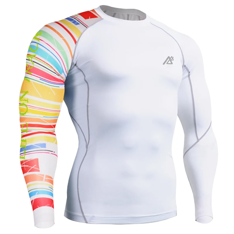 Мужская футболка для занятий водными видами спорта белая быстросохнущая дышащая