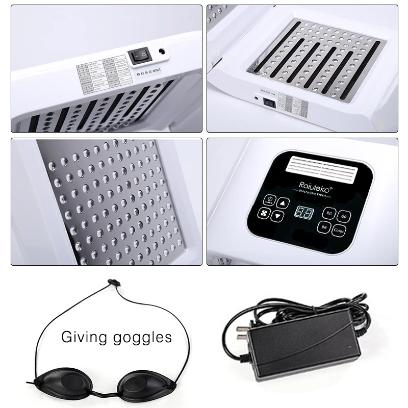 7 цветов светодиодный светильник терапевтическая машинка для красоты со