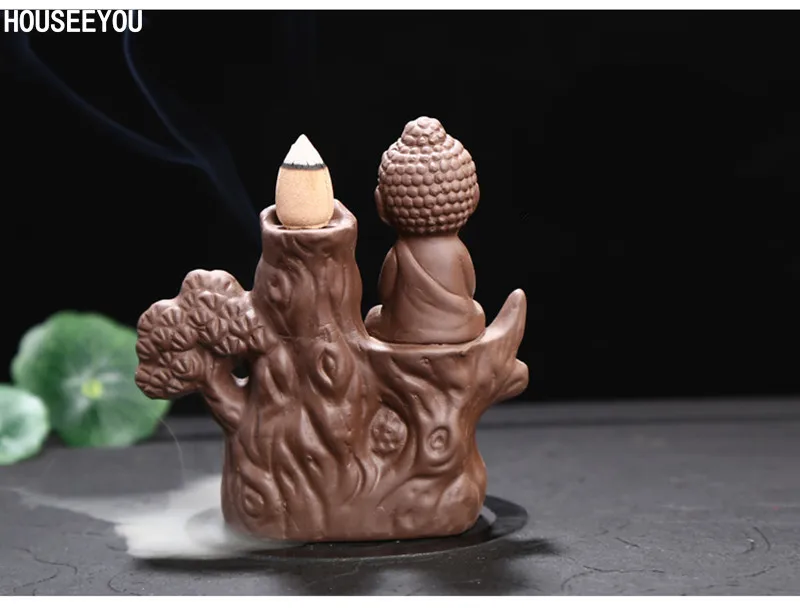 20 шт. конусы для благовоний и курильница в виде Будды|Благовония курильницы| |