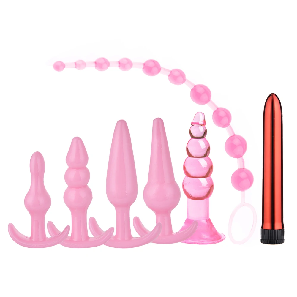 Анальная пробка 7 шт./компл. массажер простаты вибратор анальные секс-игрушки