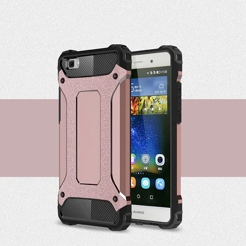 Rose Gold Противоударный прочный защитный чехол для huawei P20 Lite P30 Pro Чехол P10 P9 Honor 8X9 mate 20 Lite 10 Pro Чехол s P Smart PC чехол Man - Цвет: Rose Gold