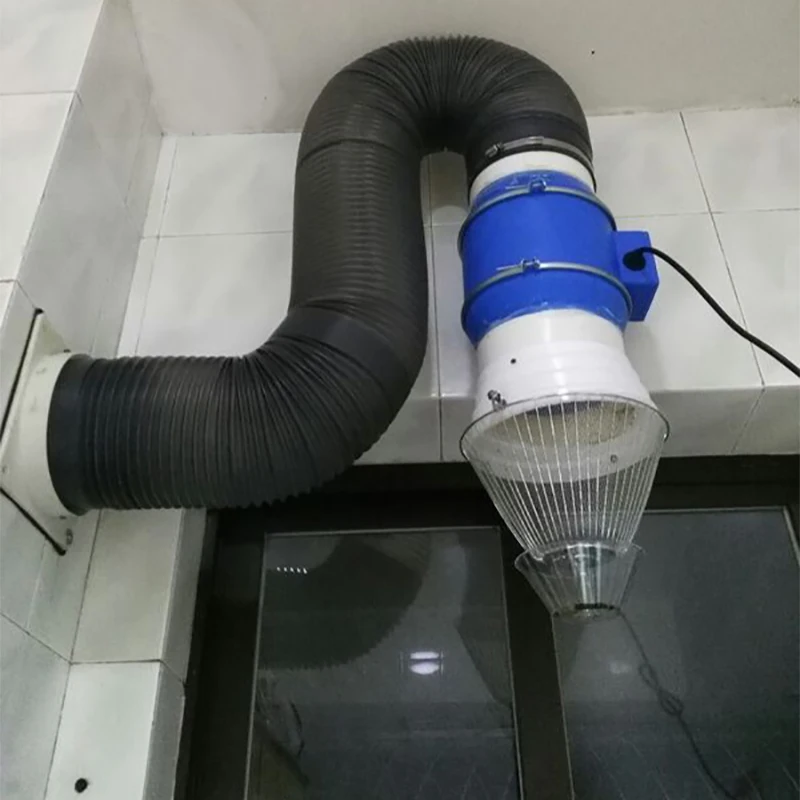 Hon & Guan 2018 трубопровод 150 сильный бесшумный ванная 6 дюймов кухонный вытяжной