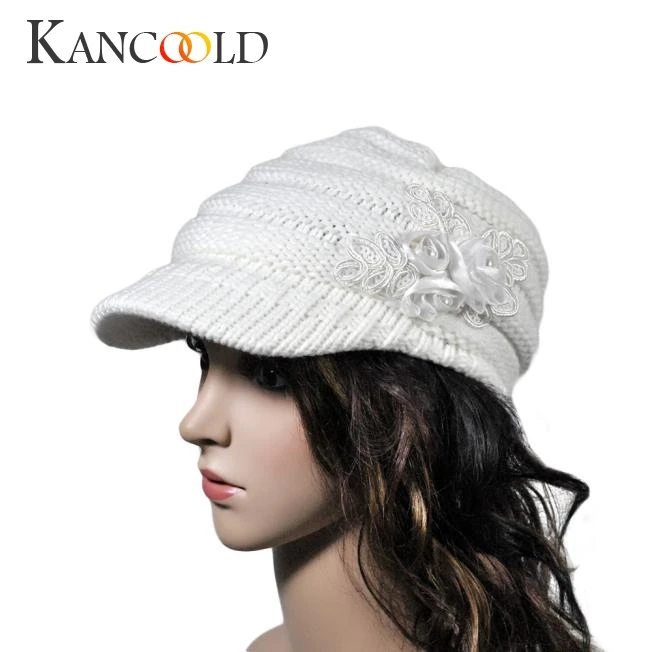 Женская шапка KANCOOLD Корейская версия новой осенне зимней шляпы с блестками и