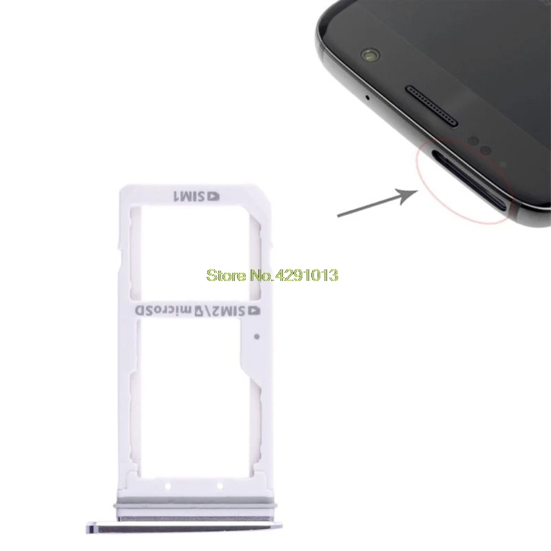 Лоток для sim-карты, двойной слот, держатель, запасная часть для samsung Galaxy S7 Edge/G935/Galaxy S7