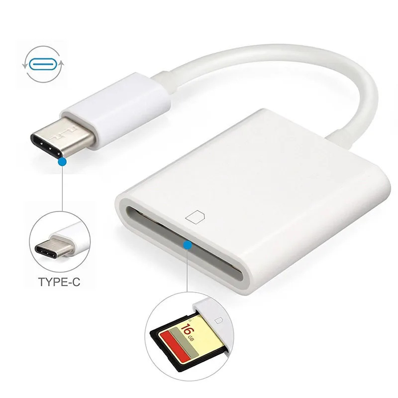Считыватель карт памяти SD Micro OTG кабель для смарт-камеры адаптер Lightning Apple Android Samsung