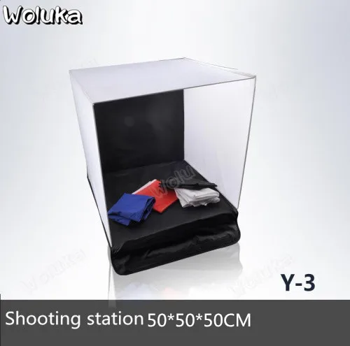 y 3 50 см studio квадратный сарай отправить 4 вида цветов фоном ткань складной