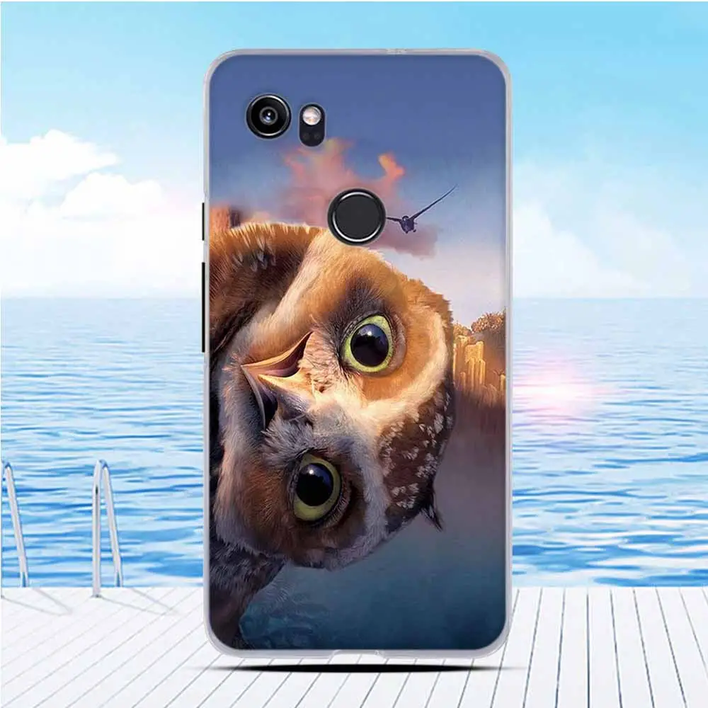 Для Google Pixel 2 XL 6 0 дюймов защитный чехол для телефона 2XL крышка цветок картина