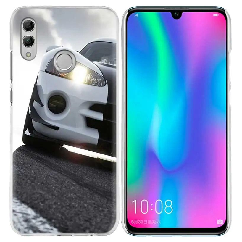 Спортивной одежды с принтом «Тачки», чехол для huawei Honor 8X Y9 9 10 Lite Play 7C 8C 8S 8A фотоаппаратов моментальной печати 7S 7A Pro V20 20i Y6 Y7 Y5 Жесткий PC Капа чехол для телефона