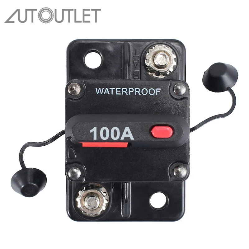 Автоматический выключатель предохранителя AUTOUTLET 12 В 24 100 А двойная батарея защита