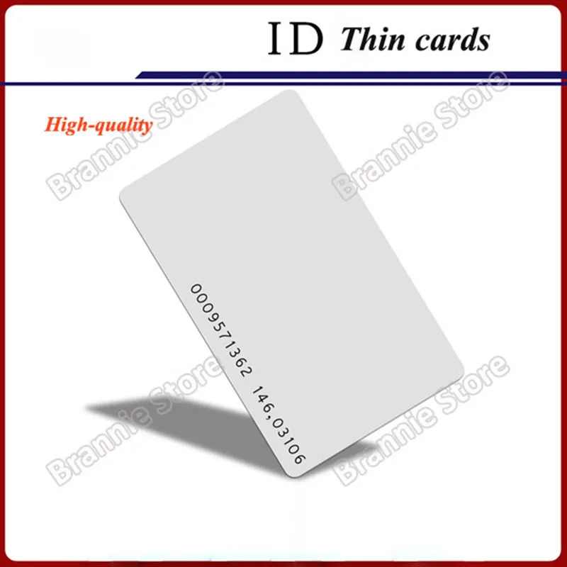 Смарт карта EM ID 500 шт./лот 4100/4102 кГц rfid для системы контроля доступа и