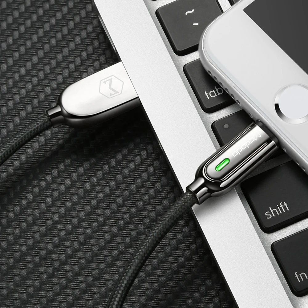 Mcdodo Lightning-USB кабель для iPhone X Xs Max автоматическое отключение кабель передачи данных для быстрой зарядки для iPhone 8 7 6 Plus SE 5S кабели