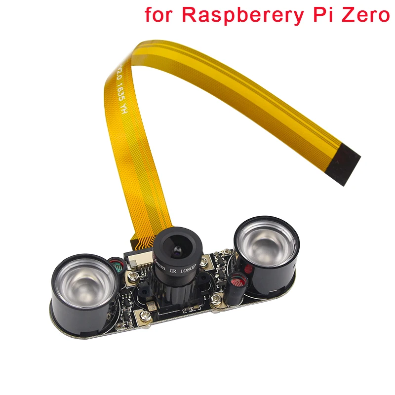 7 в 1 Raspberry Pi Zero W Камера + держатель чехол теплоотвод Mini HDMI совместимого адаптера GPIO