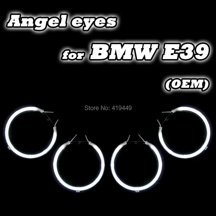 4 Х 127.5 мм CCFL ANGEL EYES HALO КОЛЬЦА КОМПЛЕКТ ДЛЯ BMW E39 OEM 5 Серии ФАР 97-01 БЕЛЫЙ СИНИЙ ЖЕЛТЫЙ