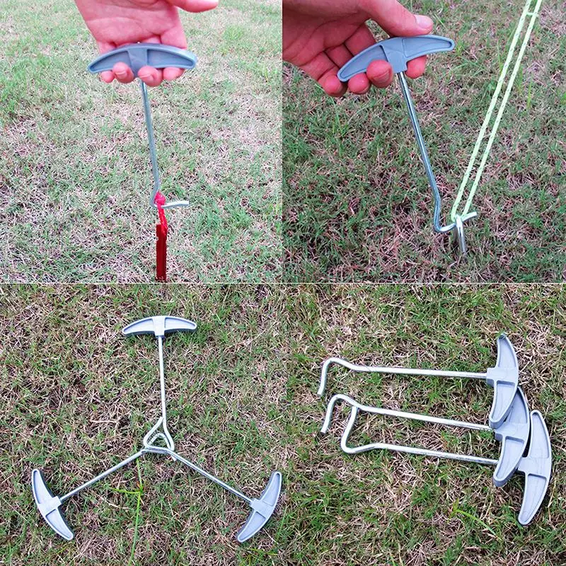 1 шт. Кемпинг палаточные колышки экстрактор съемник для ногтей втягивающее