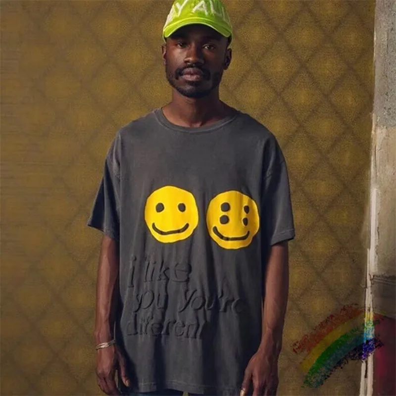 

Kanye CPFM.XYZ W.W.C.D. Мужская и женская футболка с надписью «I like you», 1:1
