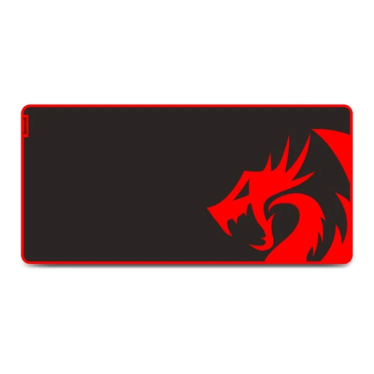 Redragon игровой коврик для мыши Экстра большой XXL удлиненный, Прошитые края, водонепроницаемый, пиксель-идеальная точность оптимизирована для всех - Цвет: Черный