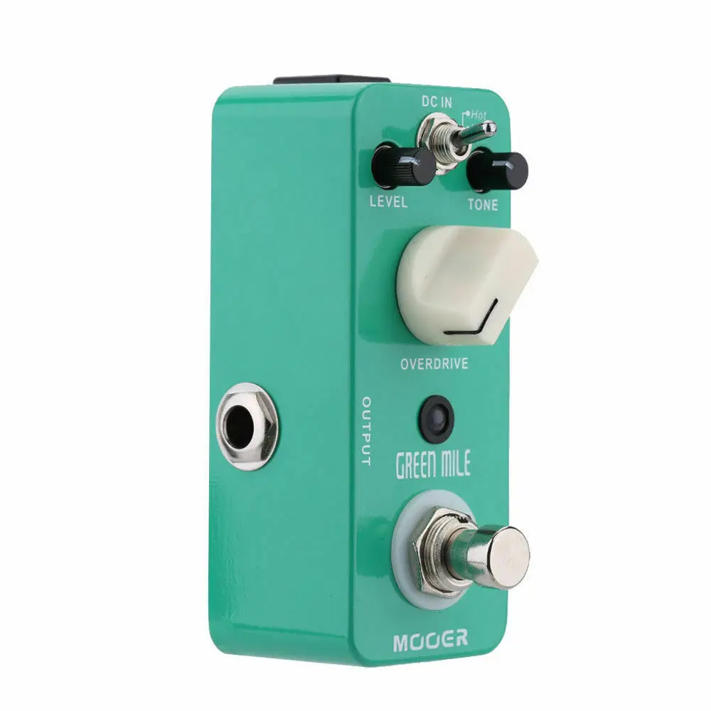 Mooer MOD1 Green Mile педаль с эффектом микро гитары мини-педаль для электрогитары Overdrive