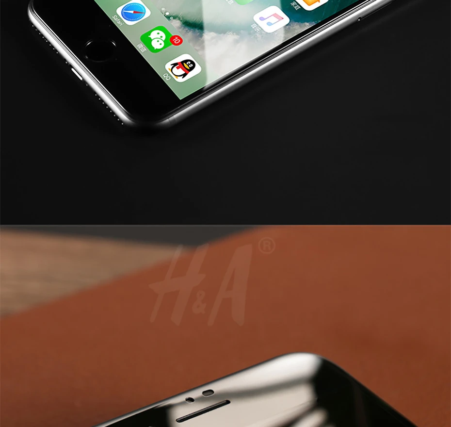Изогнутое закаленное стекло H& A 4D 0,29 мм для iPhone 8, 8 Plus, 7, 7 Plus, полное покрытие, Защитная пленка для экрана для iPhone 6, 6 S, 7 Plus, стекло