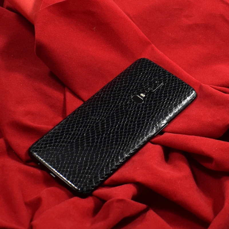 New For 1+6 Crocodile grain leather Skins Protective Film Wrap Skin Cellphone back paste Grain Sticker Oneplus 6 | Мобильные