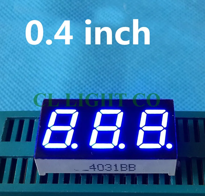 Бесплатная доставка 20 шт. 7 сегментный общий анодный катод 3 битная цифровая