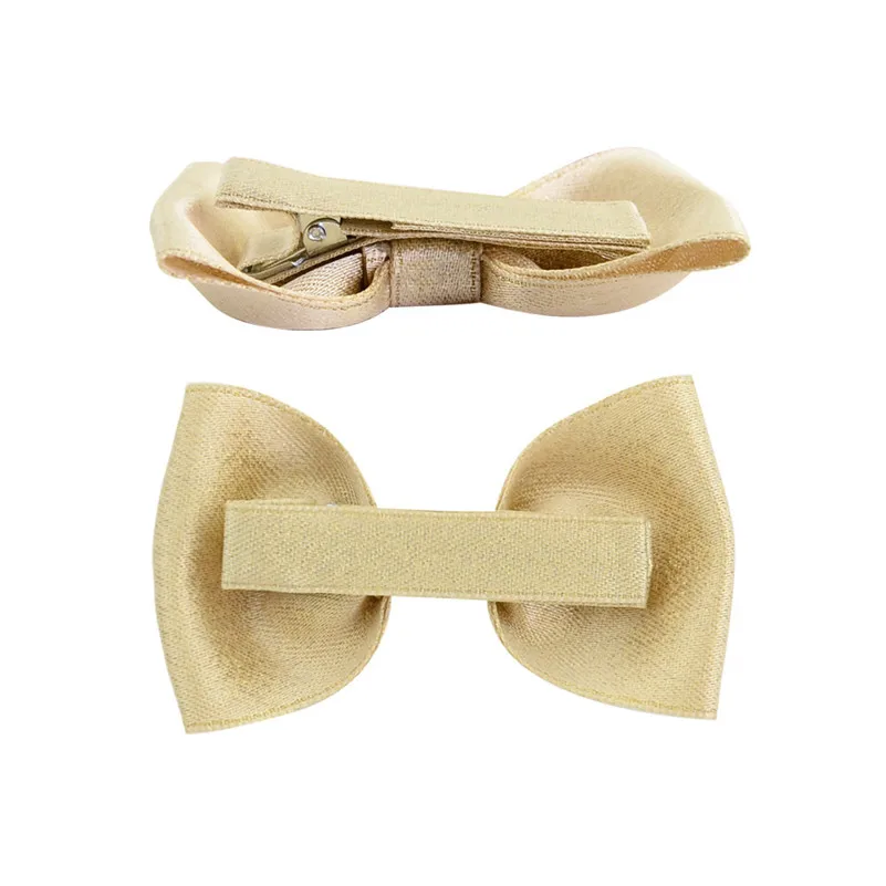 Модные однотонные банты для волос с клипсами 12 шт./лот детские заколки бантом