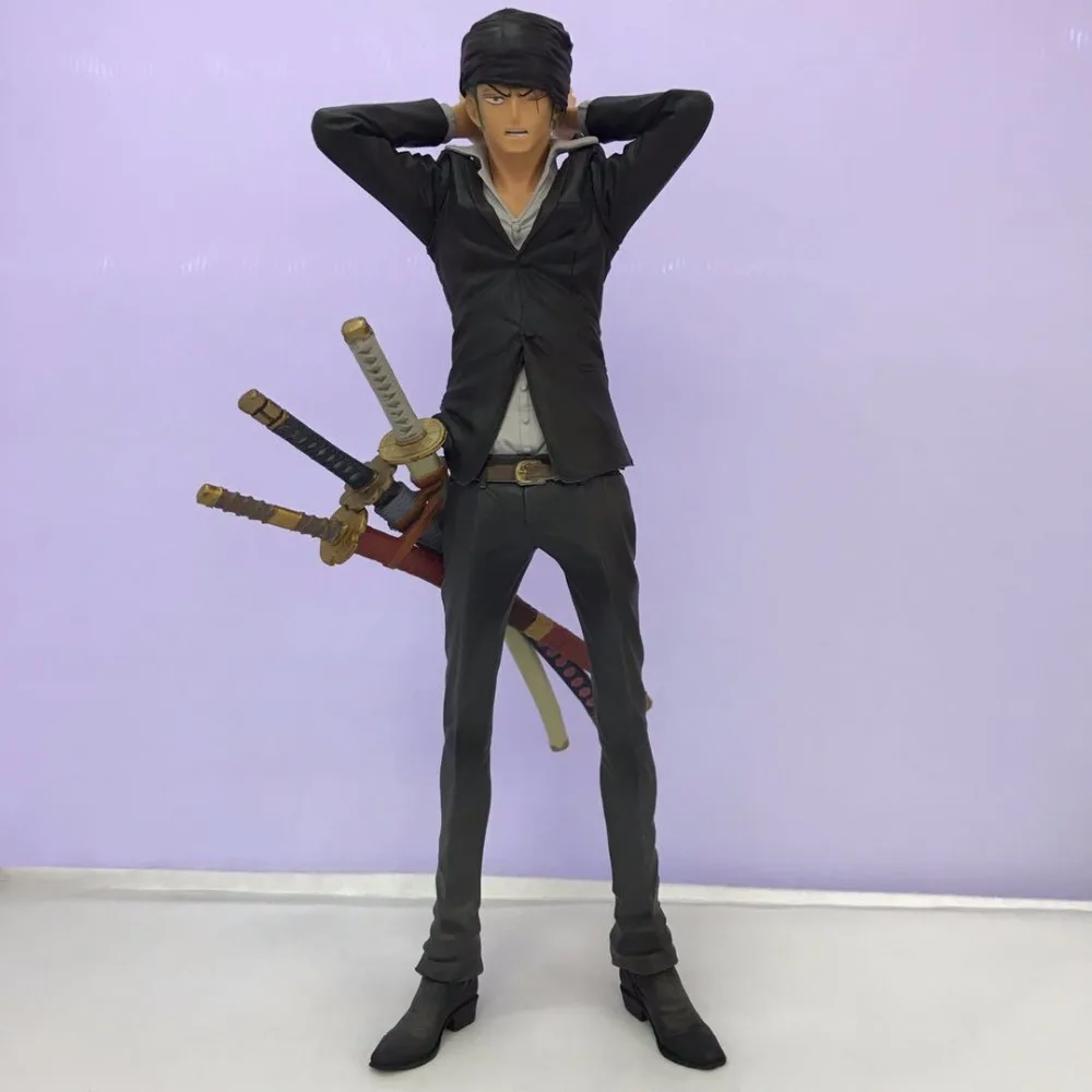 Аниме HKXZM 28 см цельный король художника Roronoa. Фигурки из ПВХ Зоро игрушки в
