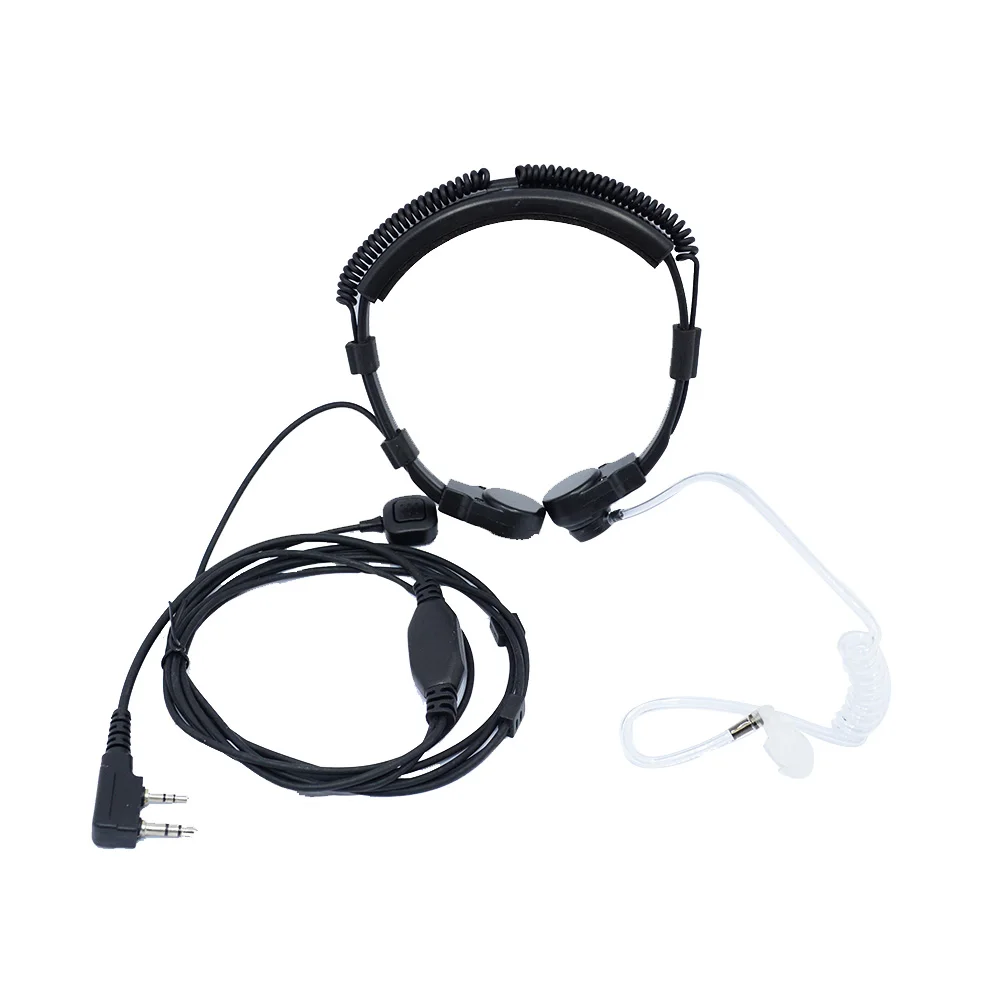 

Extendable PTT Throat Microphone Mic Earpiece Headset for Baofeng CB Radio Walkie Talkie UV-5R 8W UV-5RE UV-B5 GT-3