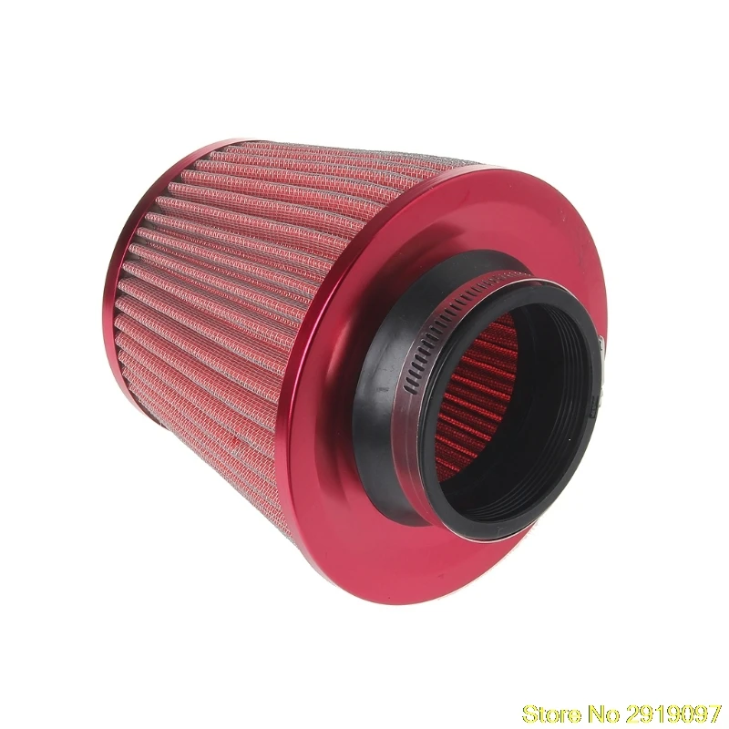

Car Mechanical Supercharger Coche Vehicle Air Intake Chrome Open Top Cone Air Filter Breather 3" Inletping Support