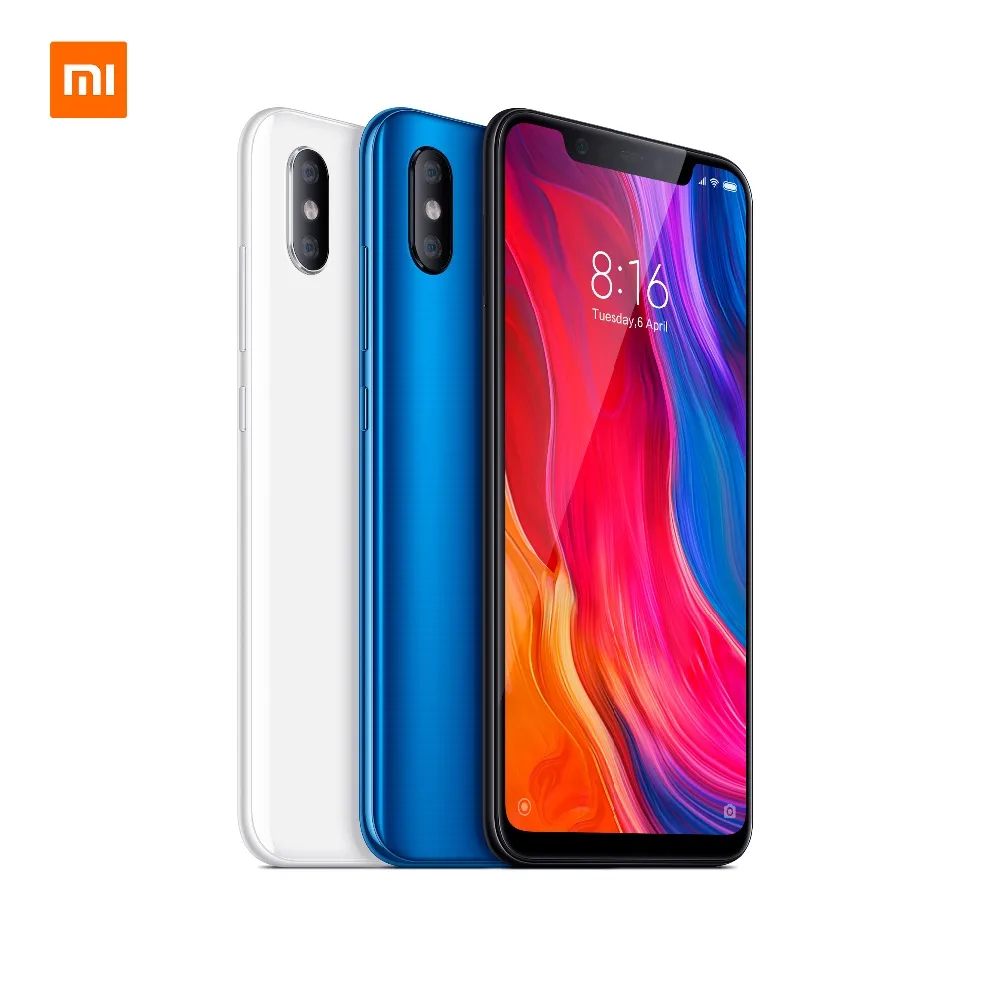Глобальная версия Xiaomi mi 8 6GB 64G мобильный телефон Snapdragon 845 Восьмиядерный 6 21 &quot12 МП