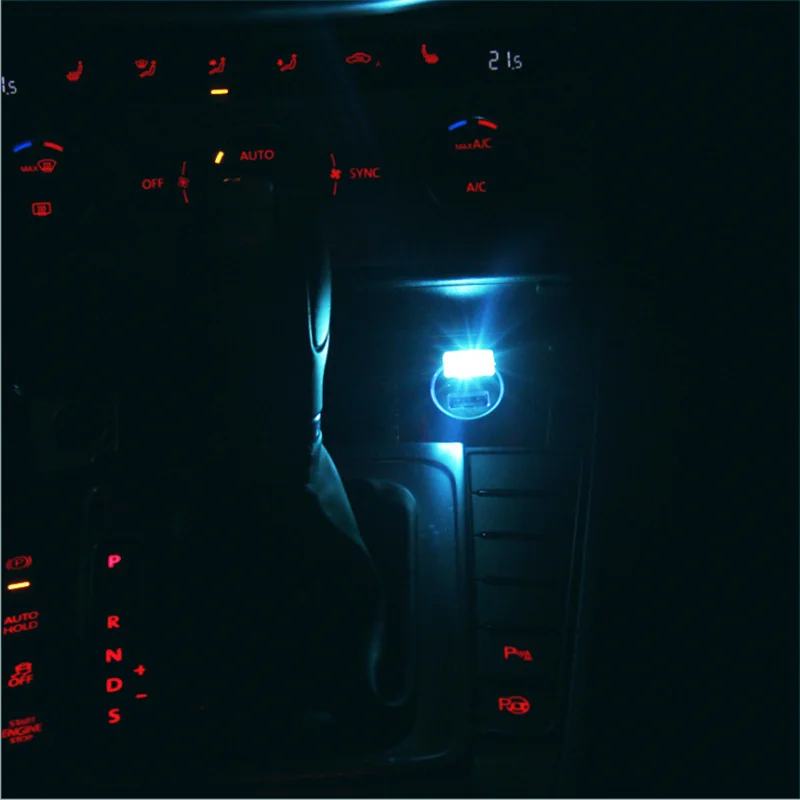 1 шт. авто-Стайлинг USB атмосферу светодиодный светильник автомобильные
