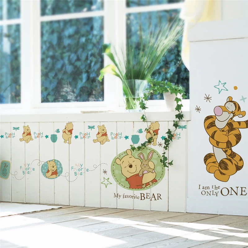 Disney &quotВинни-Пух&quot Наклейки на стены Дети номера Детская домашний декор в виде