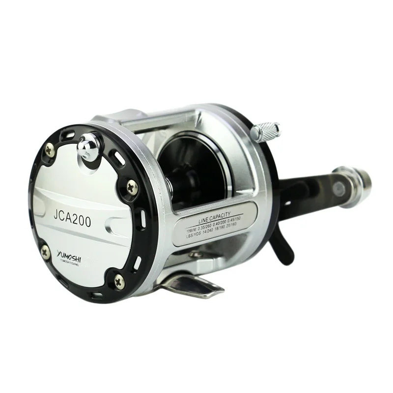 YUMOSHI JCA2000/3000/4000/5000 барабан рыболовная Катушка 12 + 1BB морской рыбалки литой колеса