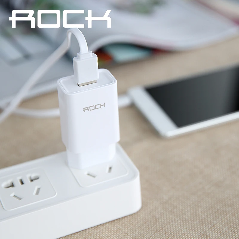 ROCK USB зарядное устройство адаптер Qualcomm QC 2 0 США вилка Путешествия стены Быстрая