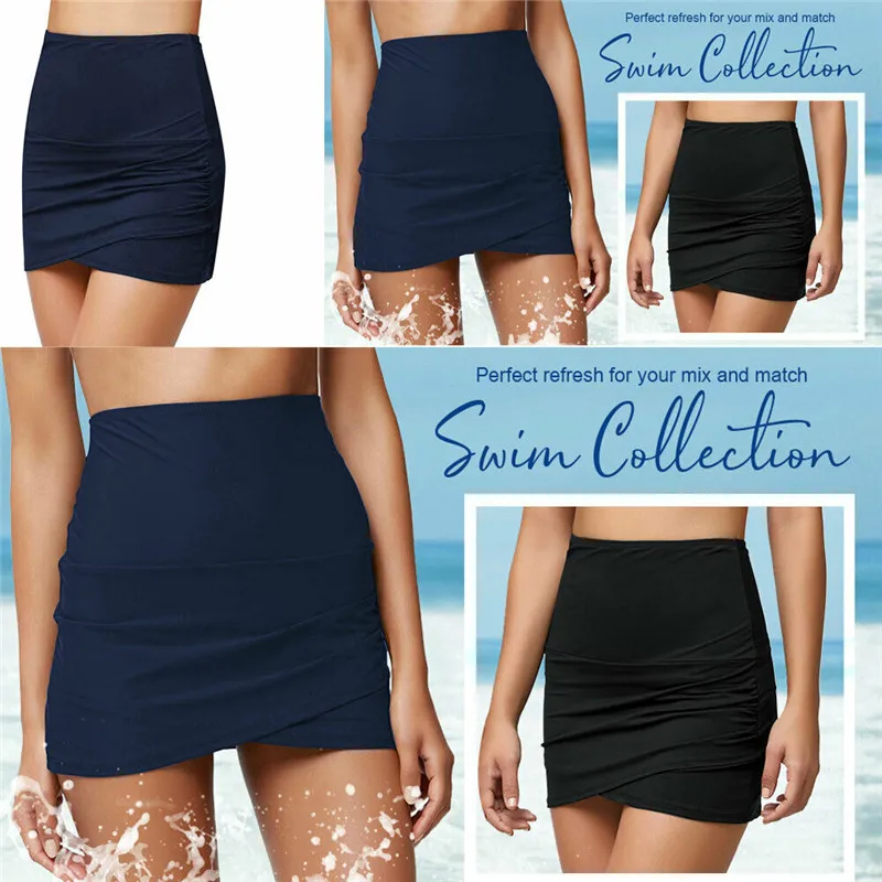 Сексуальная юбка Женская для плавания с высокой талией бикини одежда Пляжная и
